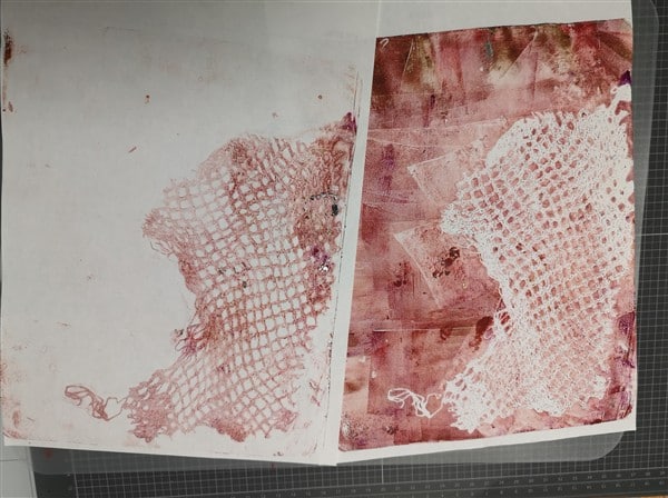 Geldruck mit Gemüsenetz