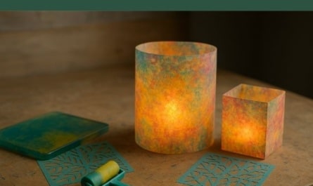 Laternen basteln mit Gelli Print – leuchtende Unikate aus Transparentpapier