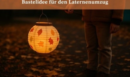 Laternenstäbe selber machen – einfache Bastelidee für den Laternenumzug