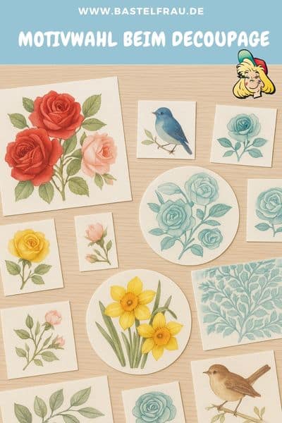 Motivwahl beim Decoupage: So findest du passende Bilder für dein Projekt
