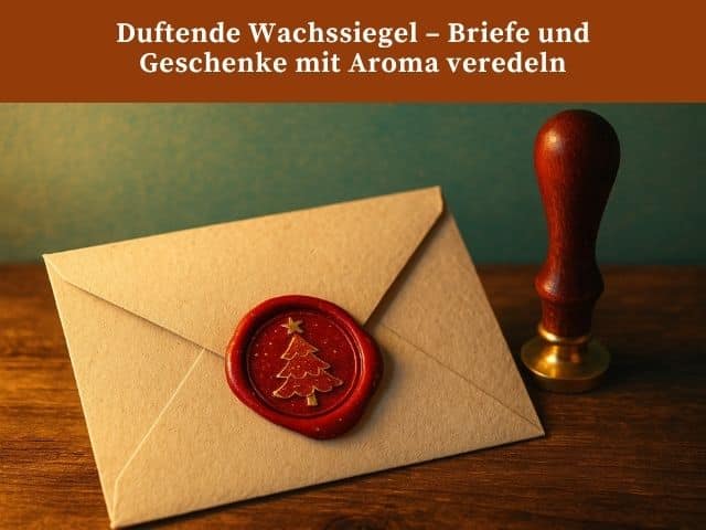 Duftende Wachssiegel – Briefe und Geschenke mit Aroma veredeln