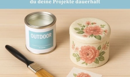 Decoupage wetterfest machen: So schützt du deine Projekte dauerhaft