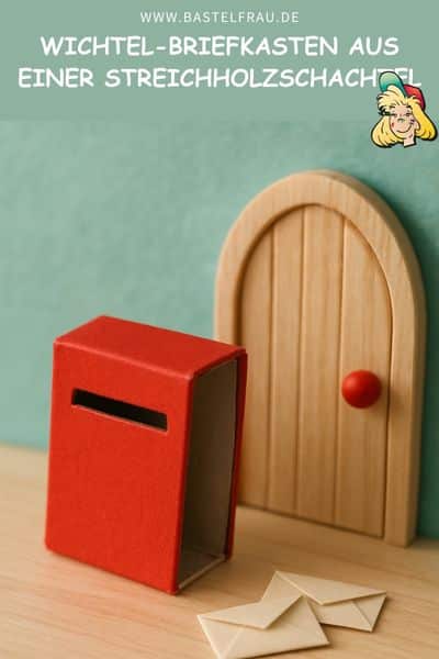 Wichtel-Briefkasten aus einer Streichholzschachtel – Post für den Wichtel