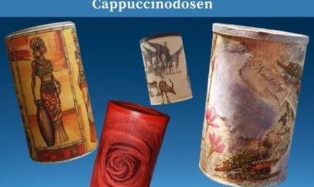 Aus alt mach neu: Upcycling von Cappuccinodosen