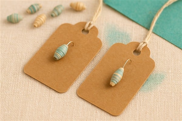 Kreative DIY-Geschenke mit Papierperlen – Geschenkanhänger