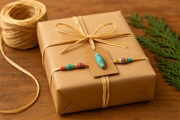 Kreative DIY-Geschenke mit Papierperlen – Geschenkverpackung
