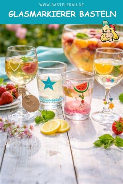 Glasmarkierer basteln – kreative DIY-Ideen für Feste, Bowle & Gäste