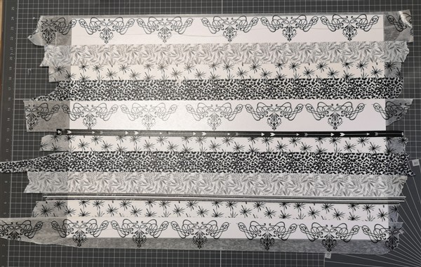 Frankenpapier aus Washitape herstellen