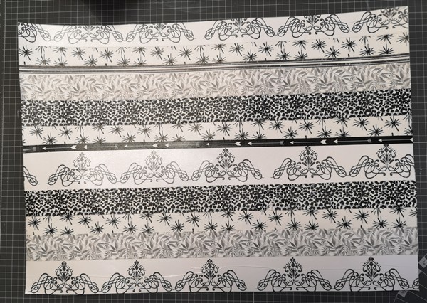 Frankenpapier aus Washitape herstellen