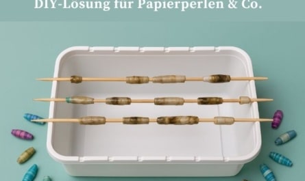 Perlentrockner selber machen – praktische DIY-Lösung für Papierperlen & Co.