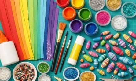 Material zum Papierperlen verzieren