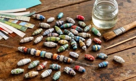 Papierperlen basteln – Schmuck & Deko aus Altpapier