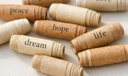 Wortperlen aus Papier – kleine Botschaften, große Wirkung