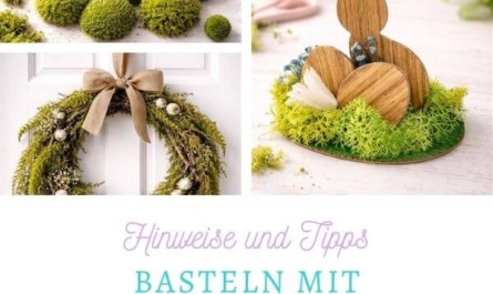 Basteln mit künstlichem Moos Titelbild