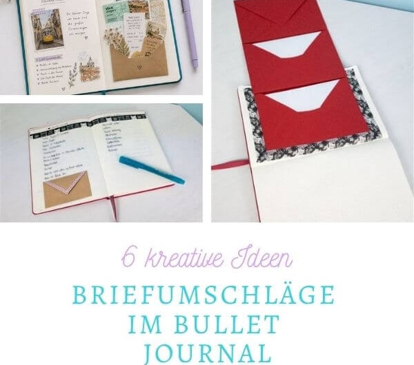 Briefumschläge im Bullet Journal: 6 kreative Ideen