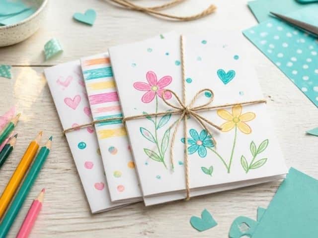 Abschiedsgeschenk für Erzieherinnen -  Kartenset