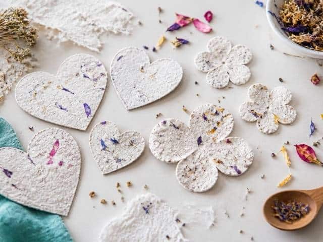 Abschiedsgeschenk für Erzieherinnen - Samenpapier