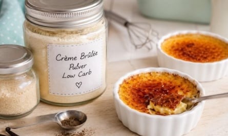 Low Carb Crème Brûlée Pulver selber machen