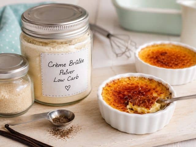 Low Carb Crème Brûlée Pulver selber machen
