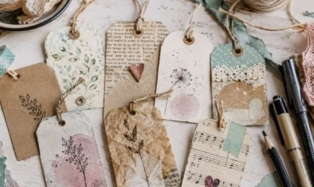 Tags beschriften: kreative Ideen für Geschenkanhänger, Journals und Mixed Media