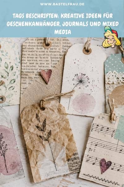 Tags beschriften: kreative Ideen für Geschenkanhänger, Journals und Mixed Media