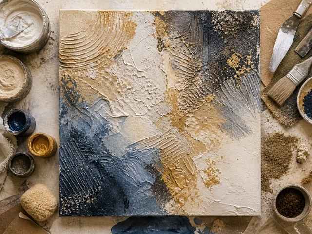 Textured Art selbst gemacht – Techniken, Tipps und der erste Versuch
