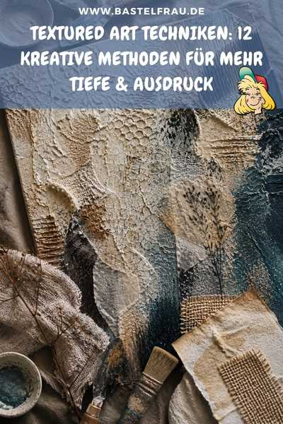 Textured Art Techniken: 12 kreative Methoden für mehr Tiefe & Ausdruck