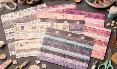 Frankenpapier aus Washitape herstellen