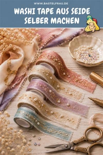 Washi Tape aus Seide selber machen