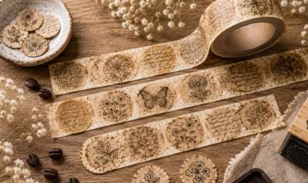 Washi Tape aus Kaffeepads selbermachen – Vintage-Streifen mit echtem Kaffeecharakter