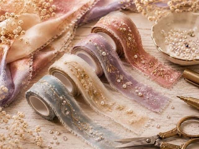 Washi Tape aus Seide selber machen