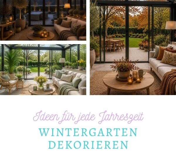 Wintergarten dekorieren – Ideen für jede Jahreszeit