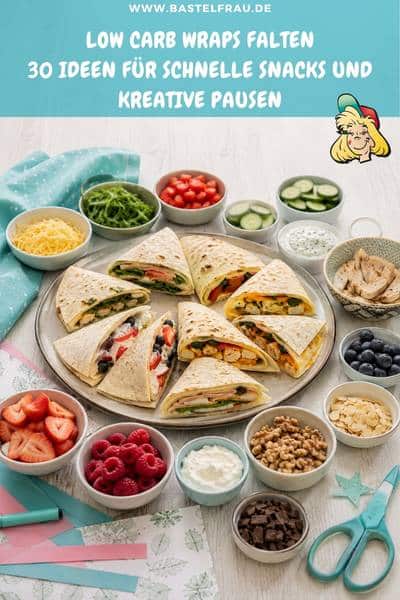 Low Carb Wraps falten – 30 Ideen für schnelle Snacks und kreative Pausen
