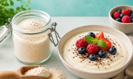 Joghurt Dessert Mix: Cremiges Low Carb Dessert in 2 Minuten