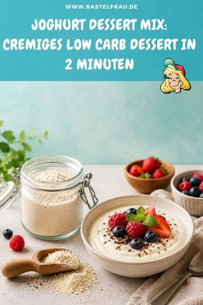 Joghurt Dessert Mix: Cremiges Low Carb Dessert in 2 Minuten