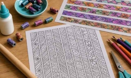 Malvorlagen für Papierperlen