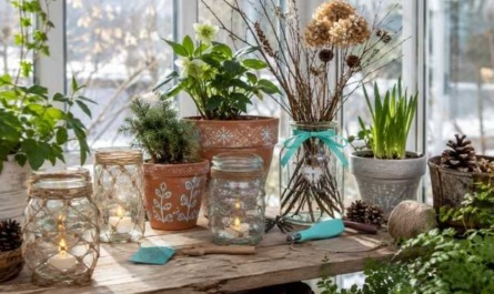 Wintergarten dekorieren: selbstgemachte Deko für deinen Lieblingsplatz