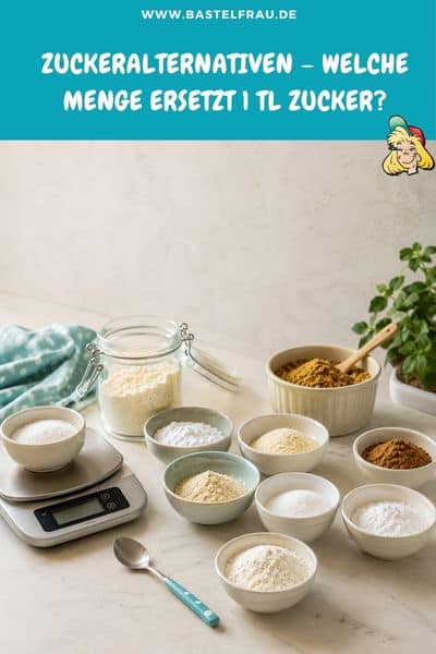 Zuckeralternativen – welche Menge ersetzt 1 TL Zucker?