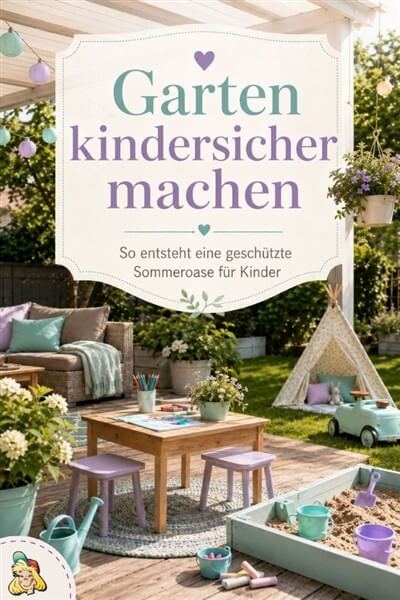 Garten kindersicher machen : Pinterestbild