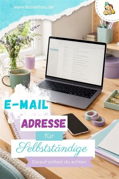 E-Mail-Adresse für Selbstständige Pinterestbild