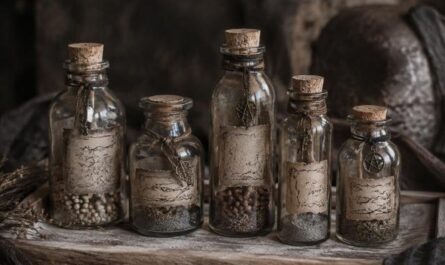 Apothekerflaschen aus Altglas