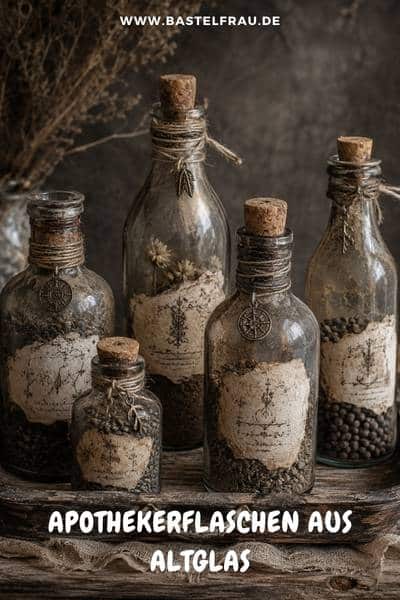 Apothekerflaschen aus Altglas
