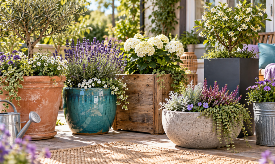 Pflanzgefäße für draußen: Welches Material passt zu deinem Garten?