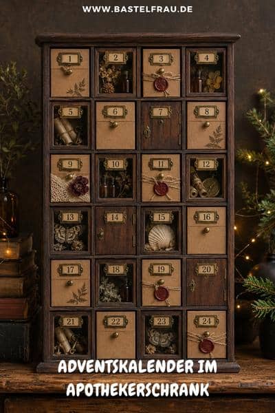 Adventskalender im Apothekerschrankl