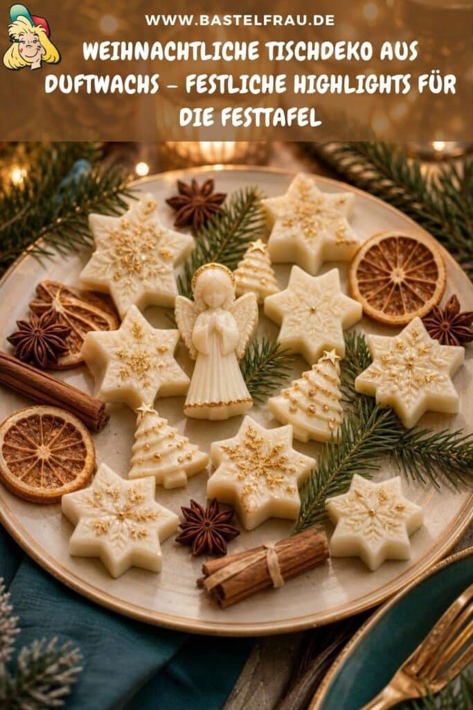Weihnachtliche Tischdeko aus Duftwachs – festliche Highlights für die Festtafel