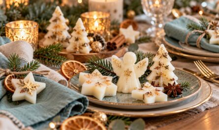 Weihnachtliche Tischdeko aus Duftwachs – festliche Highlights für die Festtafel
